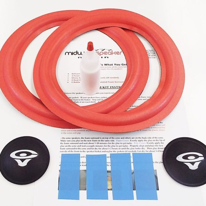 CV Cerwin Vega 10 inch Red Refoam Kit (F10-6)