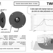 Audax TW034X0: 1.3 inch Dome Tweeter-1091