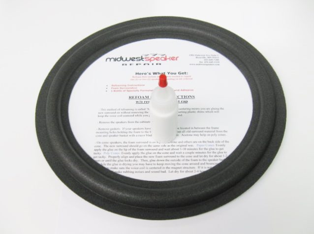 Velodyne 8 inch Refoam Kit (F8-1) | Midwest Repair