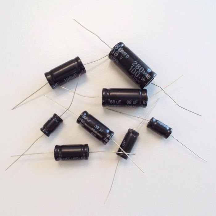 Economy 100 Volt Electrolytic Capacitors