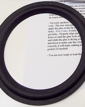 8″ Foam “Filleted” Surround (F8-3)