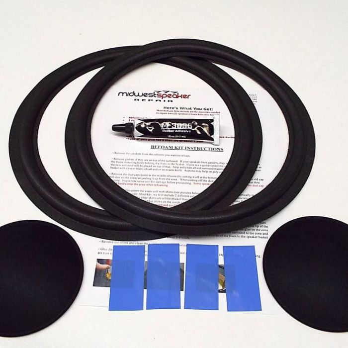 ESS AMT-1B / AMT-1C / AMT-1D Refoam Kit for Woofers Only (F12-2)