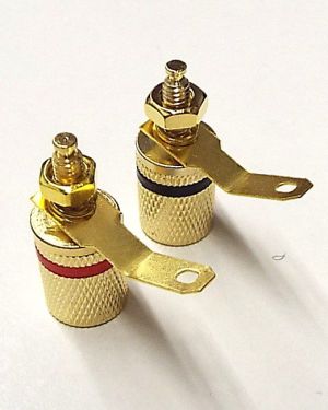 B-4G: Gold Binding Posts (1 pr)